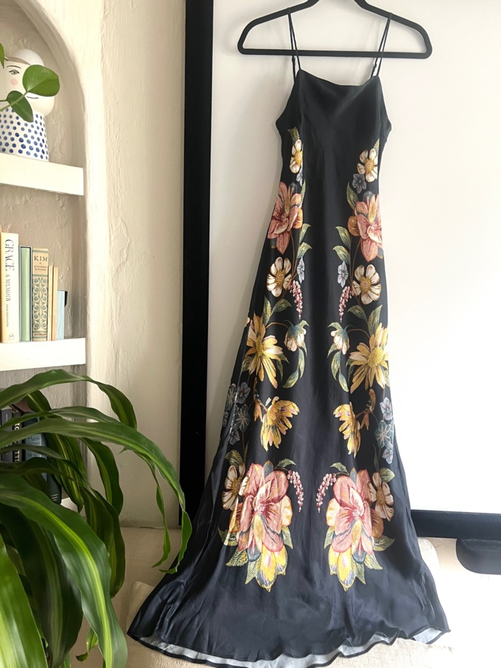 FARM Rio Dark Blue Maira Floral Lenzing™ Ecovero™ Viscose Maxi Dress Size XS NWT - Picture 8 of 16